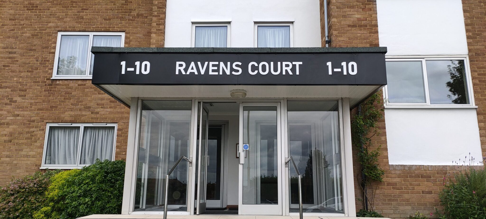 Exterior Signage for Ravens Court 